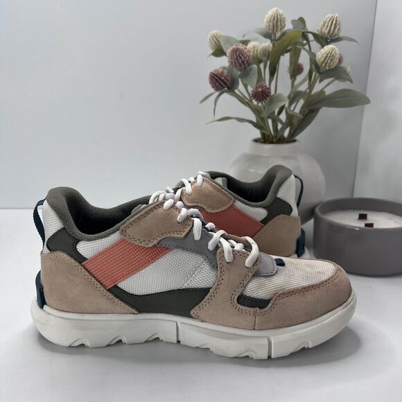 Sorel Explorer II Lace Up Sneaker Low WP Sea Salt NL4883-125 Women's 7.5 - Picture 7 of 9